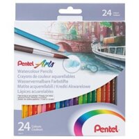 Bút Chì Màu Vẽ Màu Nước Pentel CB9-24 (24 Màu)