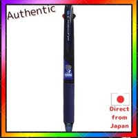 Bút Chì Mitsubishi Bút Bi 3 Màu Jetstream 0.5 Trong Suốt Navy Dễ Viết SXE340005T.9