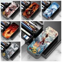 Bút chì QINZHUAN Nezha, Đồ dùng học tập Hộp bút chì mát mẻ, Hộp bút treo hai lớp chống thấm nước phổ biến Văn phòng phẩm sinh viên