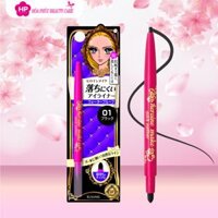 Bút Chì Sáp Kẻ Mí Mắt Không Trôi Kissme Heroine Make Quick Eyeliner Nét Vẽ Tự Nhiên-Dạng Xoay - Màu Đen
