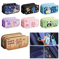 Bút Chì SHIKICK, Phi Hành Gia Không Gian / Túi Đựng Bút Chì Dung Tích Lớn Capibara, Dễ Thương Với Khóa Mật Khẩu Túi Bút Đồ Dùng Văn Phòng Trường Học