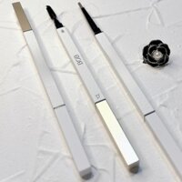 Bút chì và cọ lông mày da cừu 2 trong 1, đầu nhọn, siêu mịn, chống nước, chống mồ hôi, không phai màu, nét rõ ràng