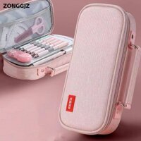 Bút Chì ZONGGJZ, Túi Đựng Bút Dung Tích Lớn Đa Năng, Sáng Tạo 5 Lớp Đồ Dùng Học Tập Văn Phòng Phẩm Túi Bảo Quản Học Sinh