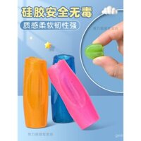 Bút chỉnh sửa tay cầm Deli cho học sinh tiểu học, giá đỡ bút silicone cho trẻ em mới bắt đầu, bao bút viết mềm, vỏ bảo vệ cao su mềm, giá đỡ bút chỉnh sửa tư thế, bút chỉnh sửa