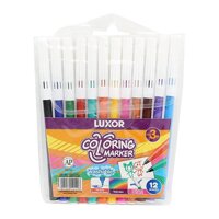 Bút dạ 12 màu Luxor