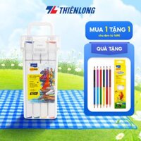 Bút dạ màu 2 đầu Art Marker Thiên Long Colokit - Bút dạ 1224 màu, mực bền màu, mau khô dùng vẽ tranh, calligraphy -  12 màu