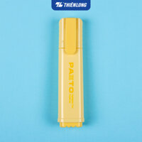 Bút dạ quang màu Pastel Thiên Long Flexoffice Pazto FO-HL009VN - Bút dạ quang rửa được - Không để lại vết khi Photocopy - Mực Vàng