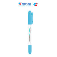 Bút dạ quang màu Pastel Thiên Long Pazto HL-016 - Bút dạ quang rửa được - Không để lại vết khi Photocopy 5 cây - Mực Xanh Ngọc