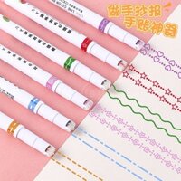 Bút đánh dấu hoa văn, bút báo cáo viết tay, bút nhật ký hoa văn, bút nhật ký đường sóng hoa văn