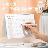 Bút đánh dấu huỳnh quang Deli, bút đánh dấu Macaron, bút nhật ký, bút màu pastel mềm mại