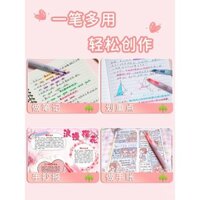 Bút đánh dấu sinh viên Deli cho các điểm chính, bút đánh dấu màu sắc chất lượng cao, bút huỳnh quang giá trị cao, bút nhật ký màu sắc, bút đa màu dung lượng lớn, báo cáo viết tay màu bạc huỳnh quang