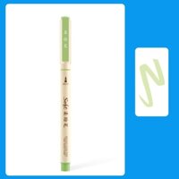 Bút đầu brush viết calligraphy màu pastel trang trí sổ Bullet Journal Lalunavn - A71 - 9- Xanh cốm