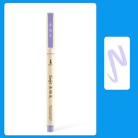 Bút đầu brush viết calligraphy màu pastel trang trí sổ Bullet Journal Lalunavn - A71 - 6- Tím Vilolet