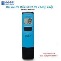 Bút Đo Độ Dẫn Điện/Nhiệt Độ Trong Nước HI98303 - Bút đo EC Dist 3 Thang Thấp 0-2000 µS/cm, Máy Đo EC Hanna