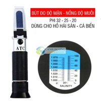 Bút đo độ mặn hồ cá biển, khúc xạ kế cho hồ cá biển tự bù nhiệt ATC
