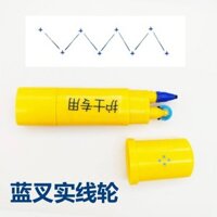 Bút đo nhiệt độ cho y tá, bút nhiệt kế một đầu và hai đầu có chấm đỏ, chữ thập xanh, chấm xanh, bán