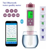 Bút đo pH, EC / TDS / độ mặn / SG / ORP / nhiệt độ, 7 trong 1 Bluetooth