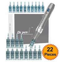 Bút Dr không dây M8 Microneedle Derma Pen với 22 Cái Kim Cartidges Trị liệu làm trắng da Dermapen