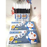 Bút Gel 012 Doremon mực tím (hộp 20 cây) 𝗧𝗵𝗶𝗲̂𝗻 𝗟𝗼𝗻𝗴 - Ngòi 0.5mm [BẢO HÂN BOOKS]