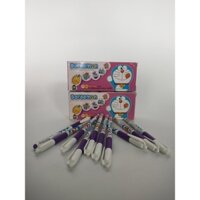 Bút Gel 0.5mm Thiên Long Doraemon GEL-012/DO Màu Tím- Hộp 20 Cây