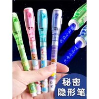 Bút gel ánh sáng vô hình, bút biến mất, bút huỳnh quang vô hình, bút đánh dấu ma thuật, bút ánh sáng, bút thần kỳ, bút phát sáng trong bóng tối, bút bi UV hai đầu, bút viết bí mật của người nổi tiếng internet