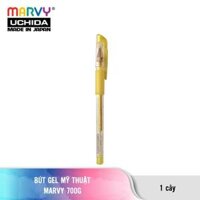 Bút gel có nắp MARVY 700G ngòi 0.7mm - VÀNG  KIM TUYẾN