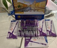 Bút Gel DELI Màu Tím C6600S