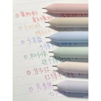Bút gel màu trắng tuyết để ghi chú, dòng màu Morandi, bút bi rút, giá trị ngoại hình cao, bút nhanh khô, bút đen cho kế hoạch sinh viên, bút đánh dấu đỏ, bút highlight, nạp bút màu cho nhật ký