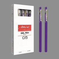 Bút Gel Mire GP2002P 0.5mm - Màu tím (Hộp 12 bút)