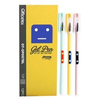 Bút gel Officetex OT-GP007BL 0.38mm Combo 10 chiếc Màu Xanh