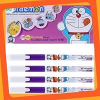 Bút Gel Thiên Long Doraemon GEL-012/DO ngòi 0.5mm thân bút in hình nhân vật Doraemon Hộp 20 bút
