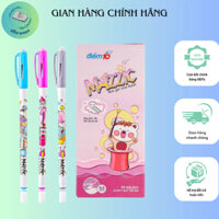 Bút gel xóa được MAZZIC, bút gel Thiên Long TP-GELE01 ngòi 0.5mm xanh/đen/tím bút mực gel xoá được