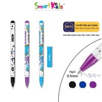 Bút gel xóa được Smartkids Dino EG02 ngòi 0.5mm (mực tím - đen - xanh)