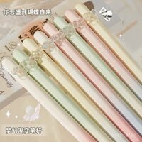 Bút gel xoay gradient bướm, bút thi xoay, phong cách Ins cao cấp cho bé gái, bút mực đen nhanh khô, đặc biệt cho học sinh cấp trung và tiểu học, bút bi xoay đẹp, bút chữ ký êm ái