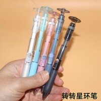 Bút gel xoay Hobby Star, bút xoay giảm căng thẳng, đầu bút CS 0.5, quà tặng giải thưởng màu đen