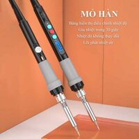 Bút hàn thiếc mini mỏ hàn nhiệt có thể điều chỉnh nhiệt độ 180-500 độ 60W cao cấp bền bỉ màn hình LCD