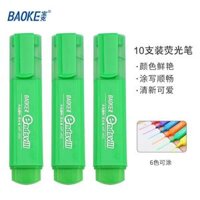 Bút highlight Dạ Quang Kẻ Hủy Diệt 6 Màu 10 chộp- BAOKEMP460 - Xanh Lá