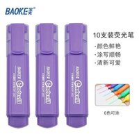 Bút highlight Dạ Quang Kẻ Hủy Diệt 6 Màu 10 chộp- BAOKEMP460 - Tím