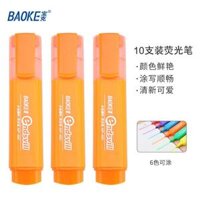 Bút highlight Dạ Quang Kẻ Hủy Diệt 6 Màu 10 chộp- BAOKEMP460 - Cam