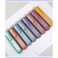 Bút highlight màu nhũ ánh kim khổ lớn HI18 Bút đánh dấu mực lấp lánh màu pastel