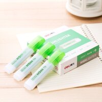 Bút highlight nhấn dòng dạ quang Deli - Cam Vàng Xanh Lá Hồng Xanh Dương - S625 - Xanh Lá