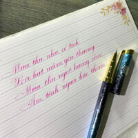 Bút Hoàng Ngọc T09 ngòi lá tre thanh đậm tốt