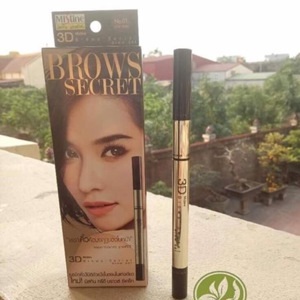 Kẻ chân mày đa năng 3D Brown Secret Mistine 3 in 1