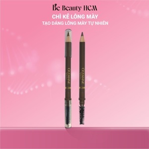 Bút kẻ lông mày Cezanne Eyebrow with Spiral Brush Natural Brown 1.2g