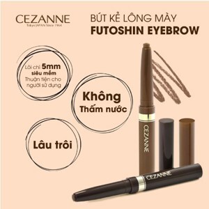 Bút kẻ lông mày Cezanne Futoshin Eyebrow 01 Natural Brown 0.2g