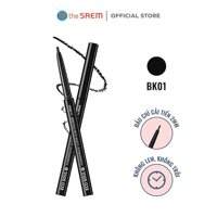 Bút Kẻ Mắt Chống Nước The Saem Eco Soul Powerproof Super Slim Eyeliner 0.1g - BK01 Black