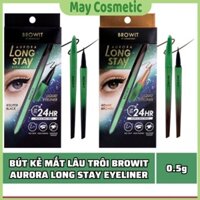 Bút Kẻ Mắt Lâu Trôi Browit By Nong Chat Aurora Long Stay Eyeliner Đầu Cọ Không Thấm Nước Mồ Hôi 0.5g - Maycosmetic