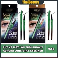 Bút Kẻ Mắt Lâu Trôi Browit By Nong Chat Aurora Long Stay Eyeliner Đầu Cọ Không Thấm Nước