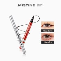 Bút kẻ mắt MISTINE dạng lỏng màu đen siêu mỏng không nhòe chuyên dụng 1g