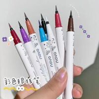 Bút kẻ mắt Novo 0.1mm 8 màu, đường kẻ trong suốt, Bút kẻ mắt dạng lỏng màu Novo chống thấm nước, chống mồ hôi